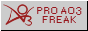 A button reading 'Pro AO3 Freak' with the AO3 icon.