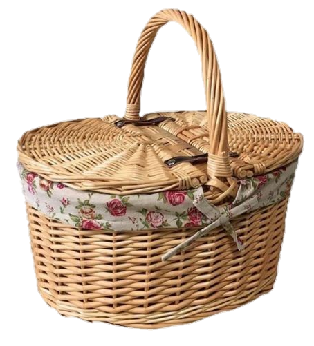 A picnic basket.