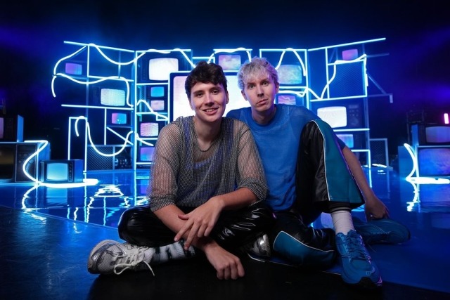 Dan and Phil Terrible Influence Tour promo pic.